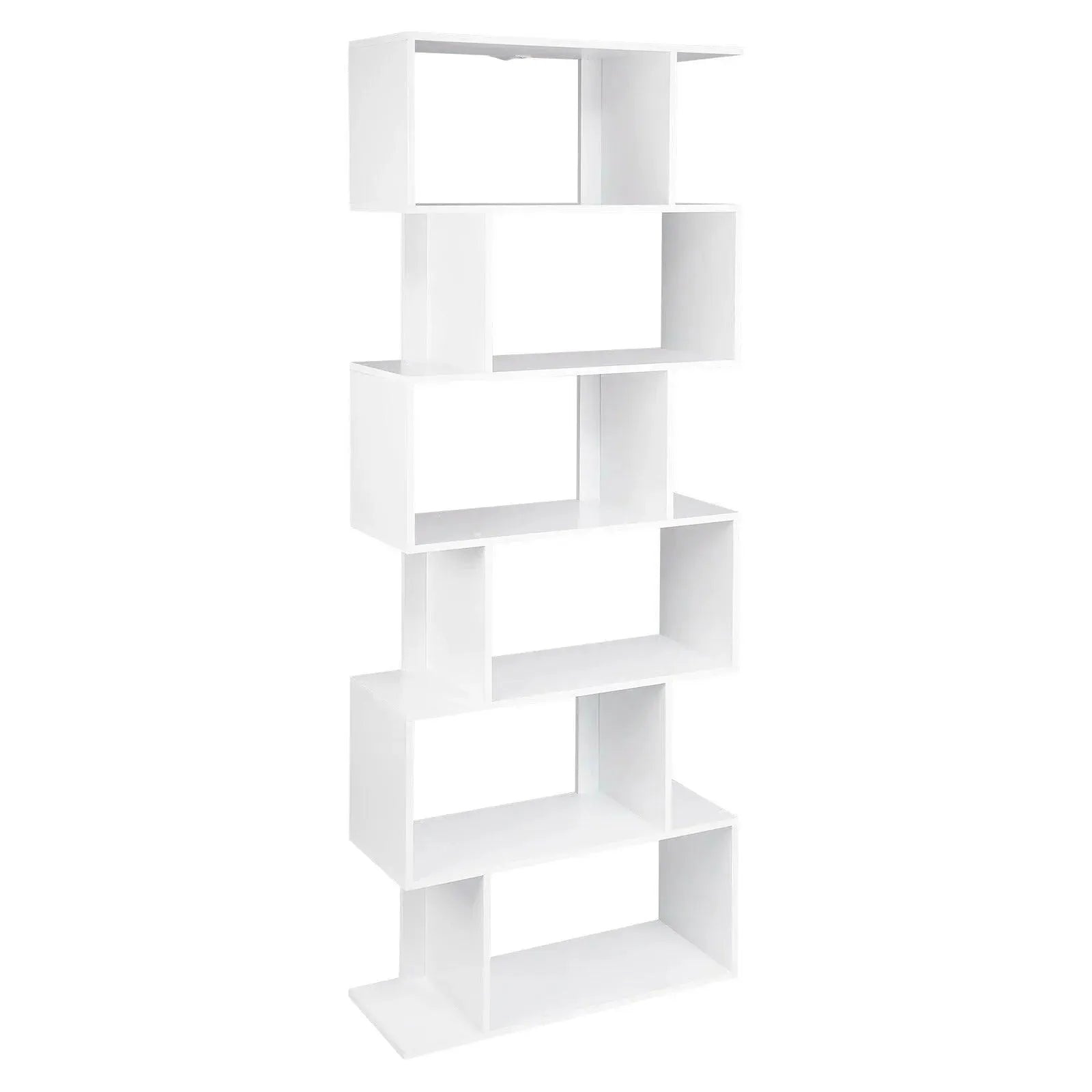 Feronza® Moderne Boekenkast – 6 Opslagcubes, Vrijstaand, Hoog, voor Woonkamer, Slaapkamer en Kantoor - Feronza
