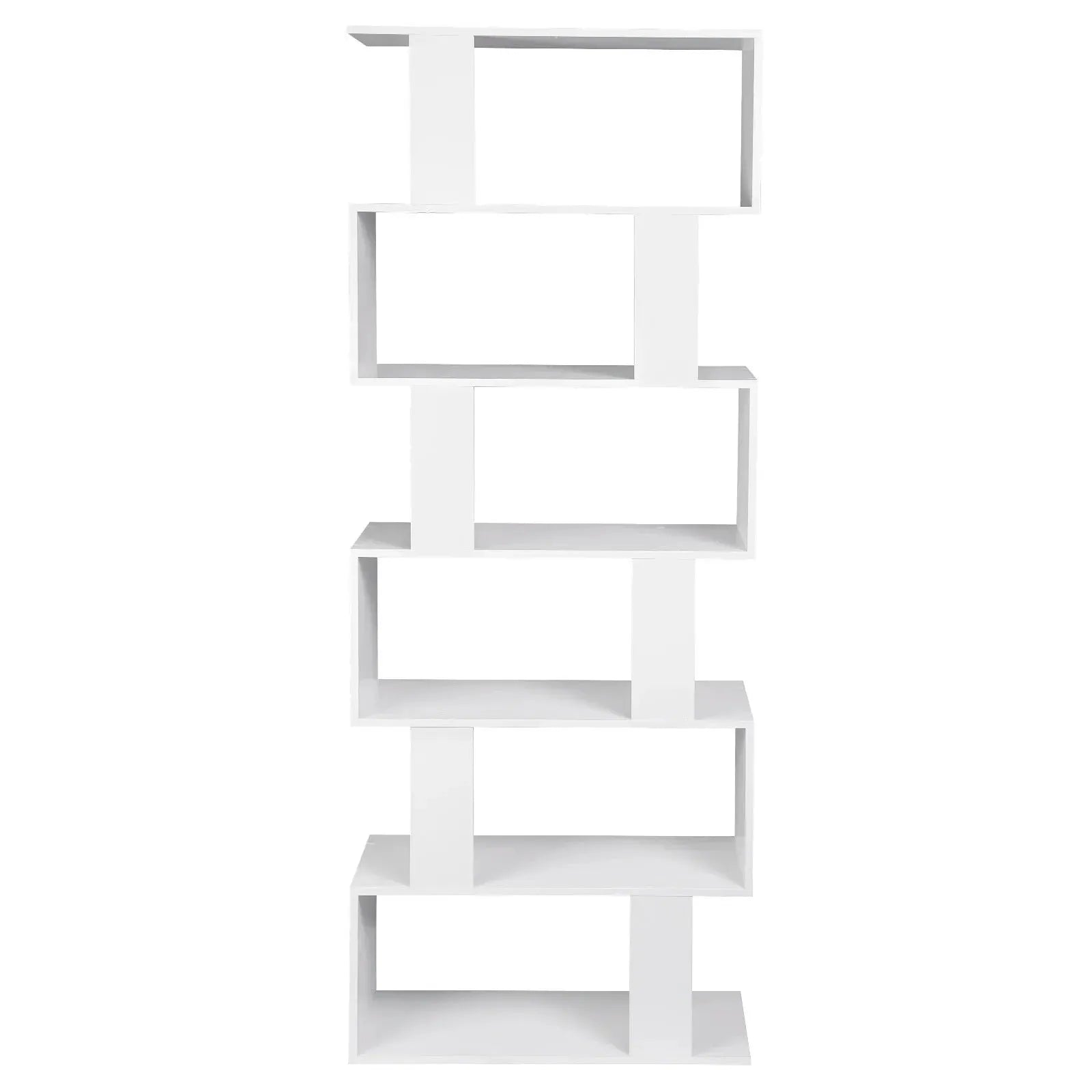 Feronza® Moderne Boekenkast – 6 Opslagcubes, Vrijstaand, Hoog, voor Woonkamer, Slaapkamer en Kantoor - Feronza