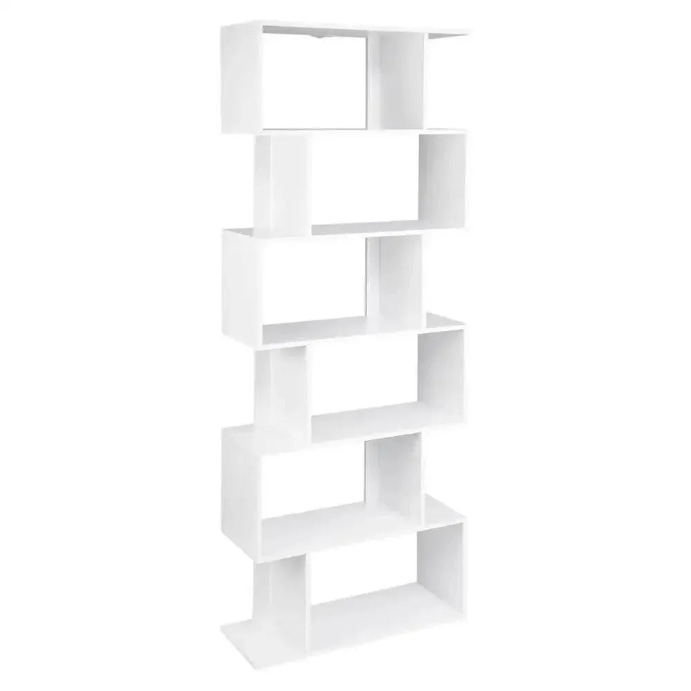 Feronza® Moderne Boekenkast – 6 Opslagcubes, Vrijstaand, Hoog, voor Woonkamer, Slaapkamer en Kantoor - Feronza