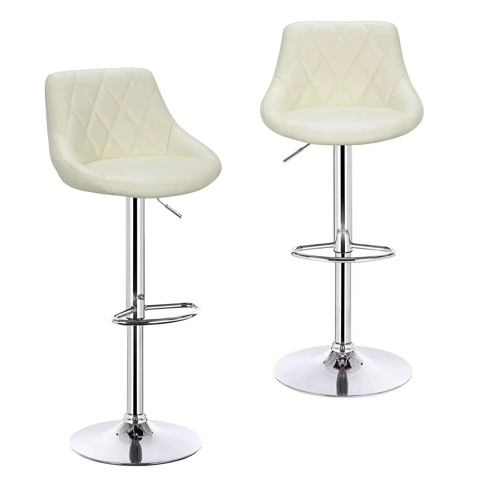 Feronza™ 2-Delige Draaibare Barkrukken met Hoogteverstelling en Voetsteun - Feronza