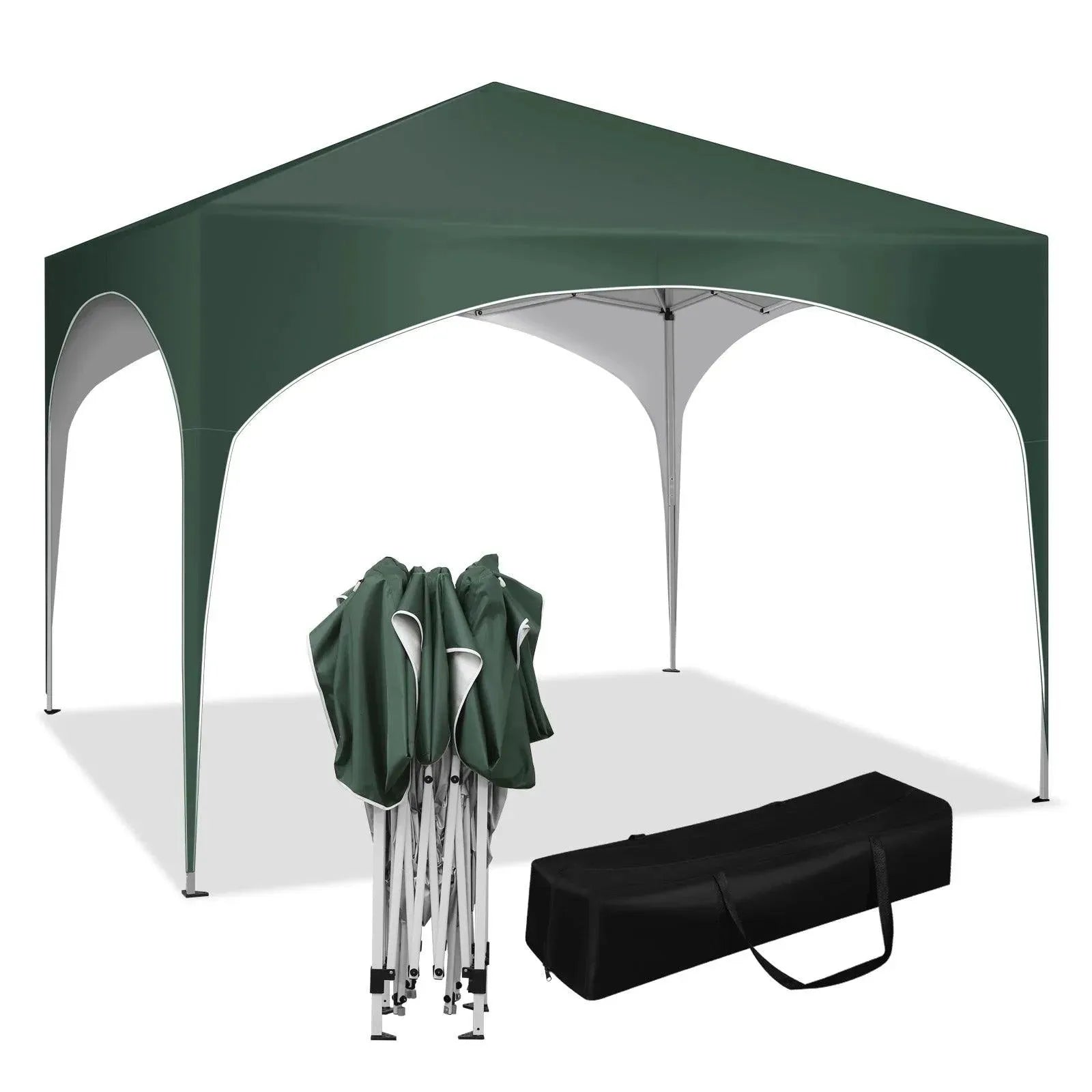 Feronza™ 3x3M Partytent - Waterdichte Pop-Up Tuinpaviljoen met Halfrond Dak - Feronza