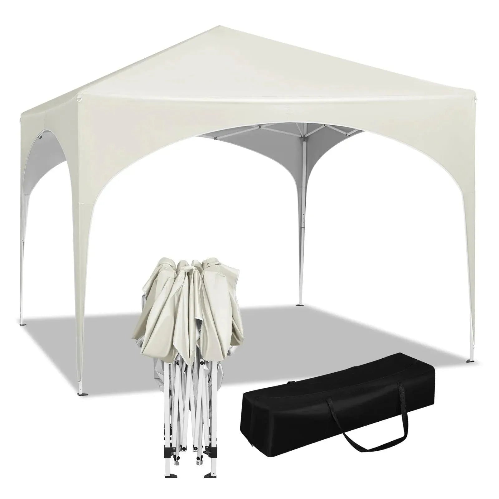 Feronza™ 3x3M Partytent - Waterdichte Pop-Up Tuinpaviljoen met Halfrond Dak - Feronza