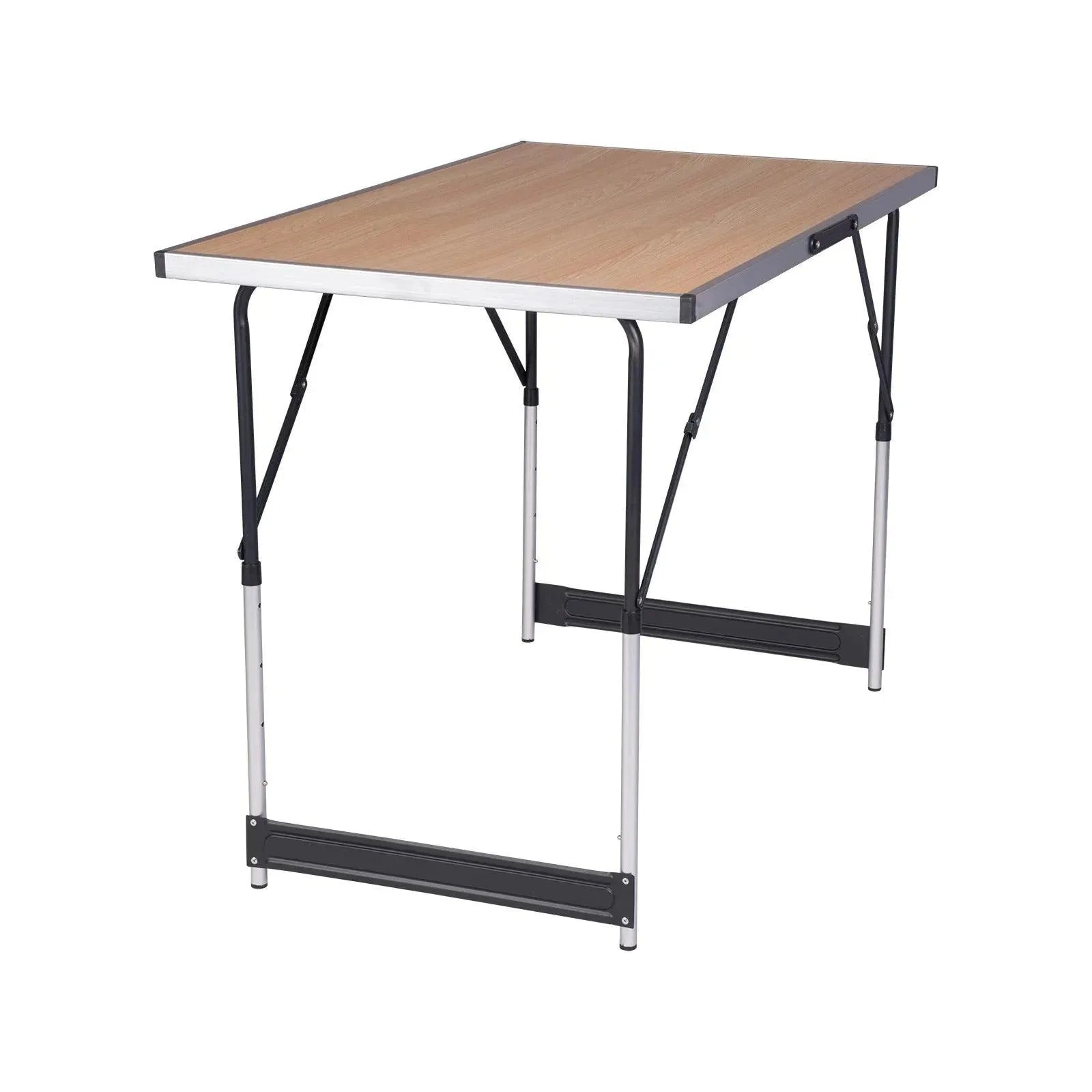 Feronza™ Aluminium Stalen Opvouwbare Campingtafel – Verstelbare Buiten- en Eettafel voor Picknicks en Barbecues - Feronza