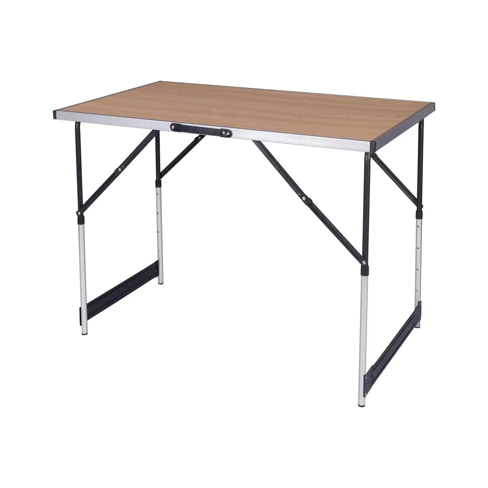 Feronza™ Aluminium Stalen Opvouwbare Campingtafel – Verstelbare Buiten- en Eettafel voor Picknicks en Barbecues - Feronza