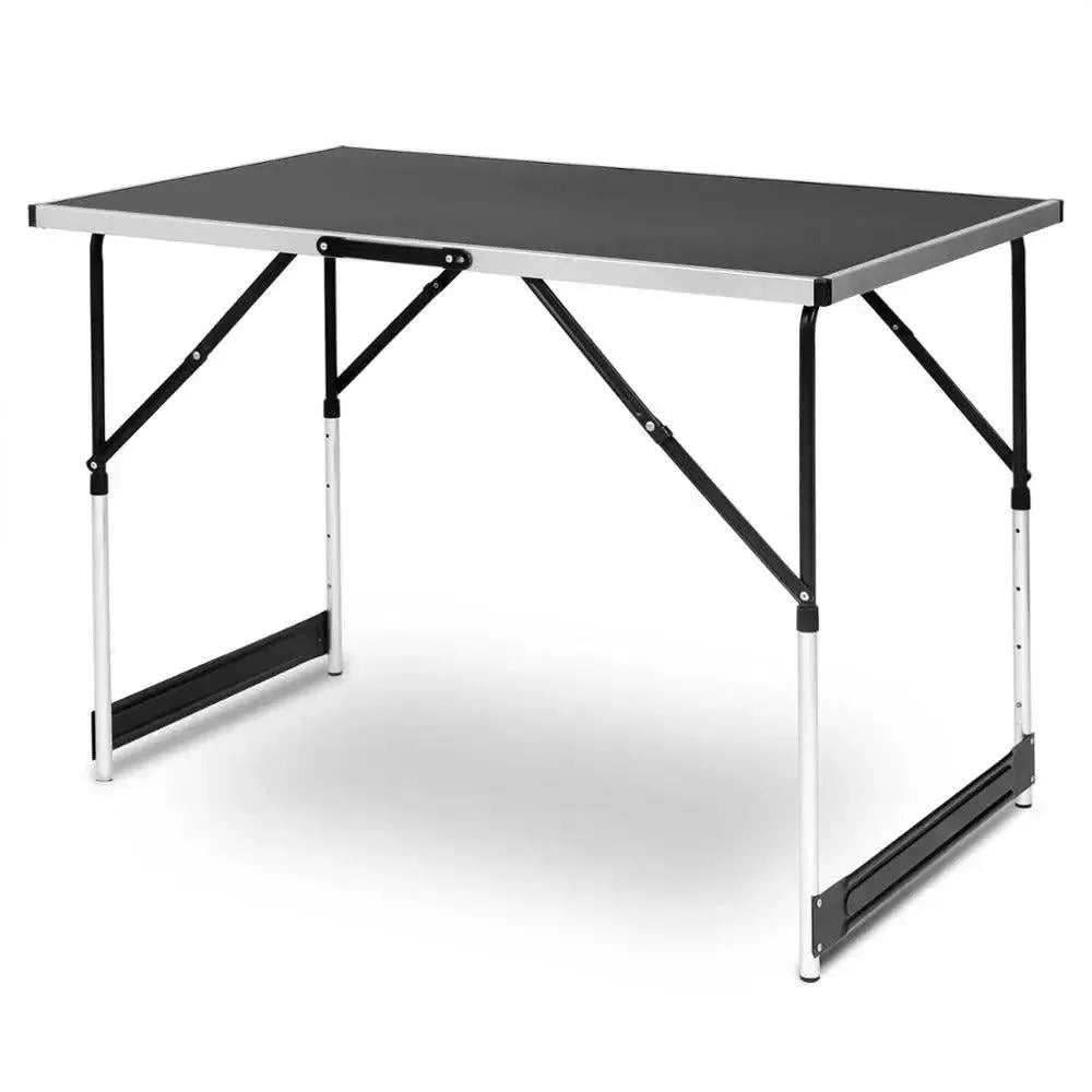 Feronza™ Aluminium Stalen Opvouwbare Campingtafel – Verstelbare Buiten- en Eettafel voor Picknicks en Barbecues - Feronza