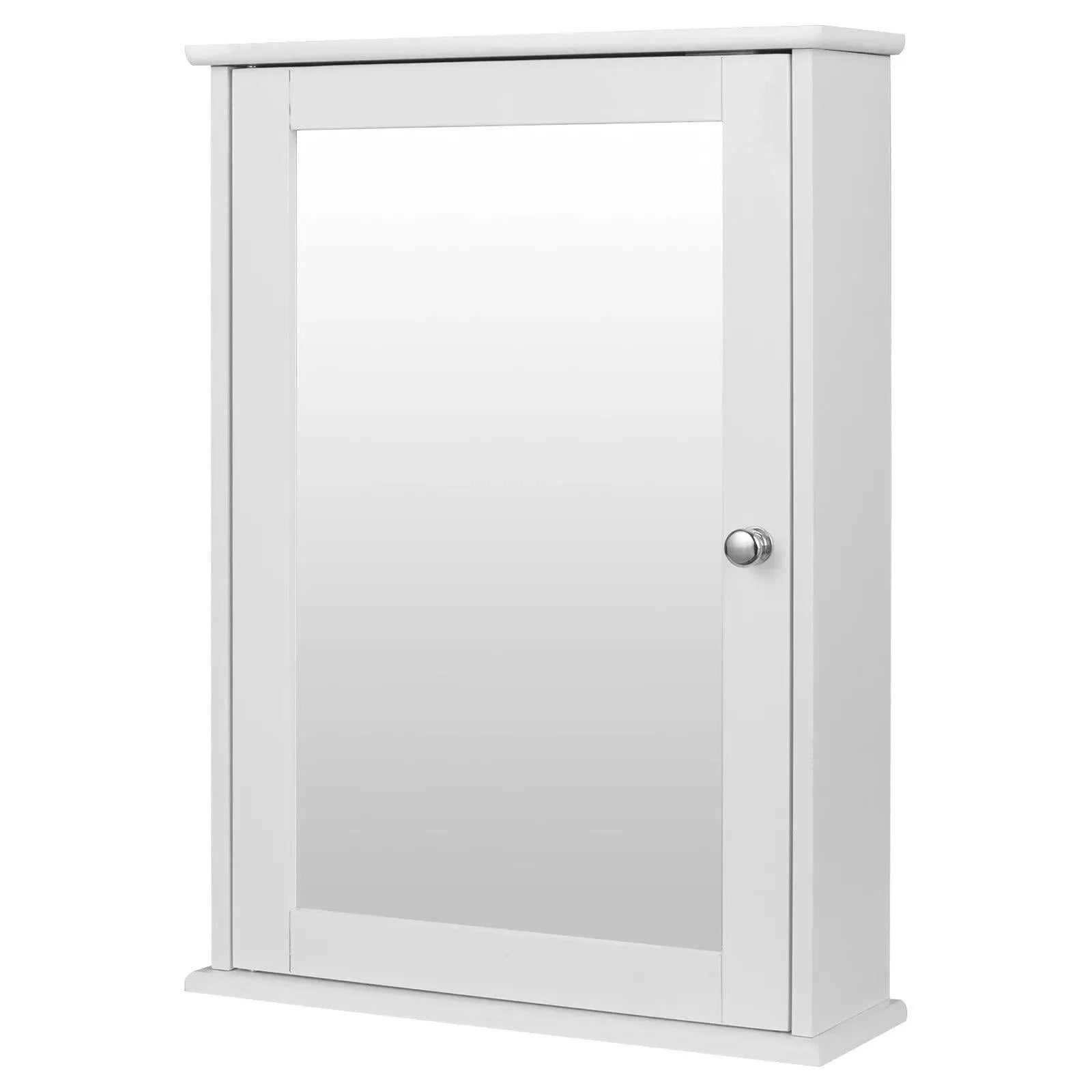 Feronza™ Badkamerkast met Spiegel en Schap - Wandkast met Opslag voor Badkamer en Toilet - Feronza