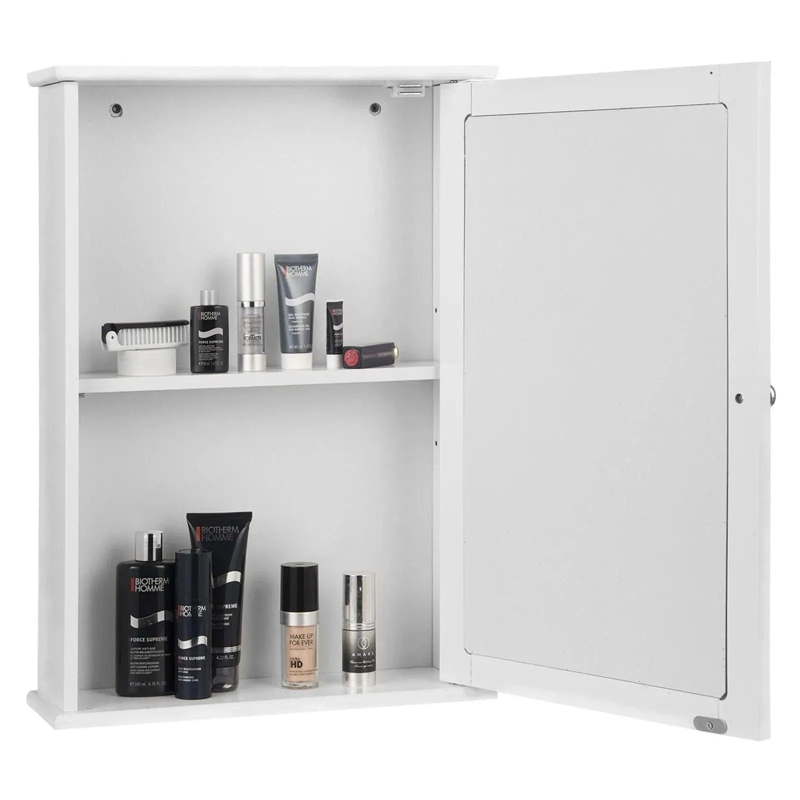 Feronza™ Badkamerkast met Spiegel en Schap - Wandkast met Opslag voor Badkamer en Toilet - Feronza