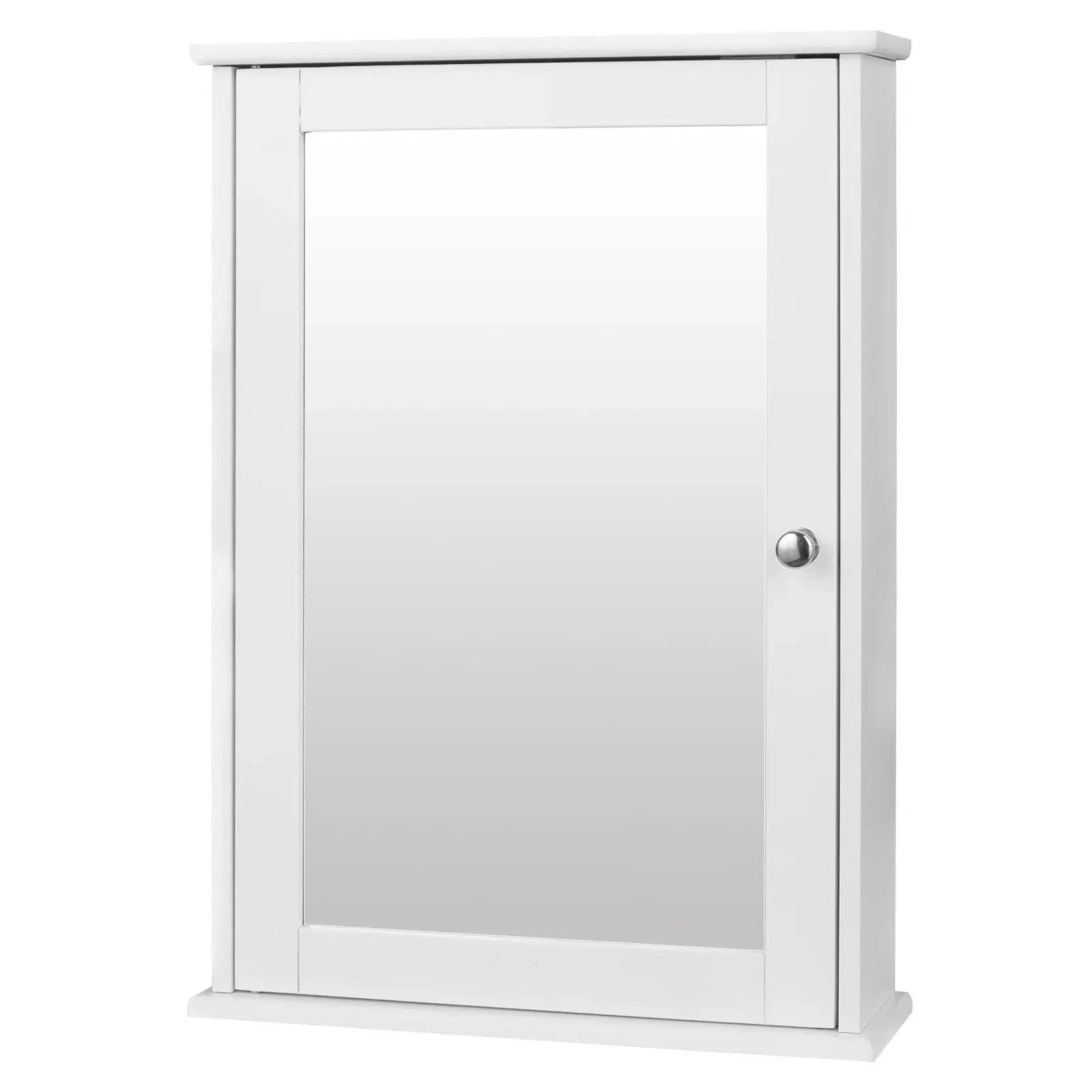 Feronza™ Badkamerkast met Spiegel en Schap - Wandkast met Opslag voor Badkamer en Toilet - Feronza