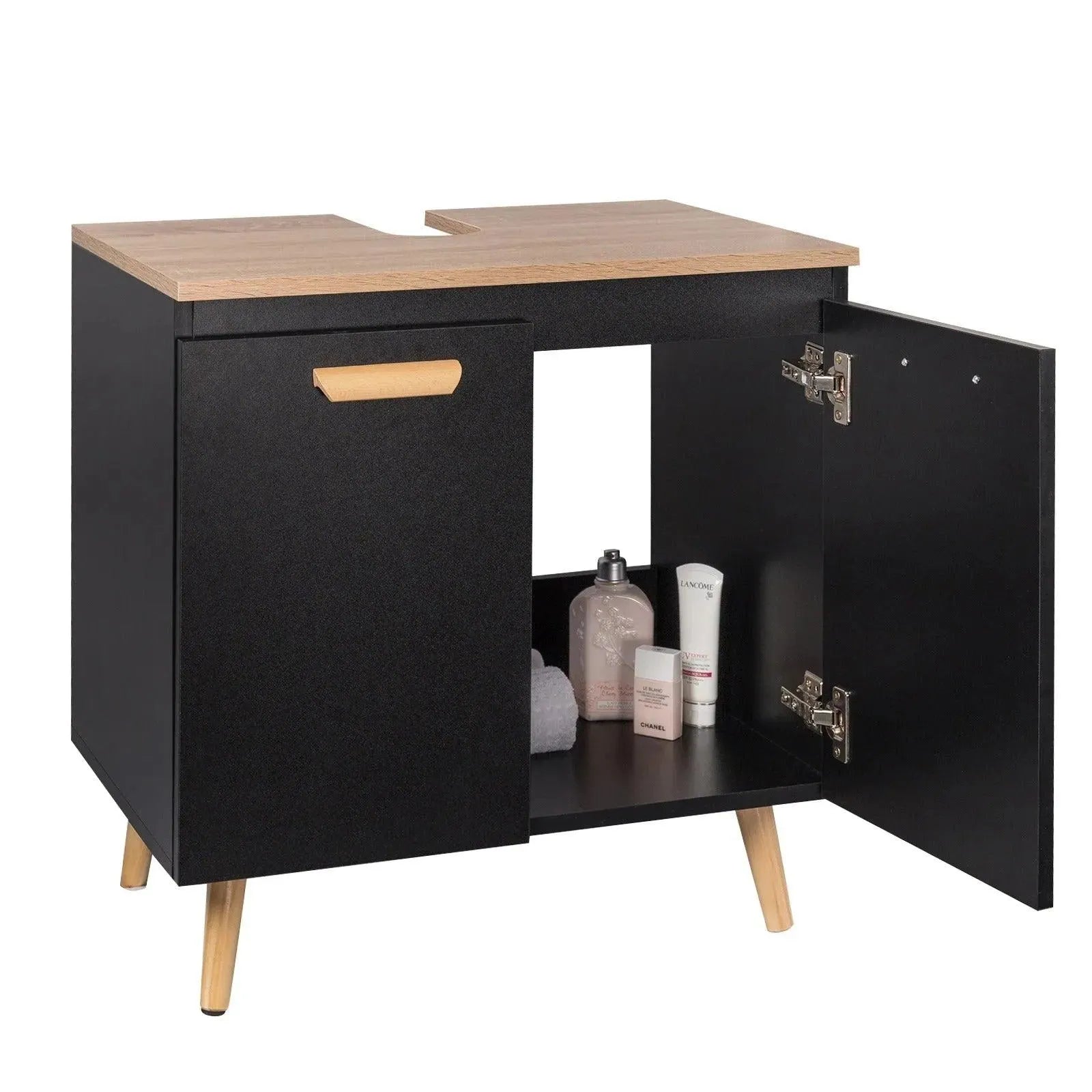 Feronza™ Badkamerkast op Voeten - Onderkast 60 x 40 x 60,5 cm in Wit - Feronza