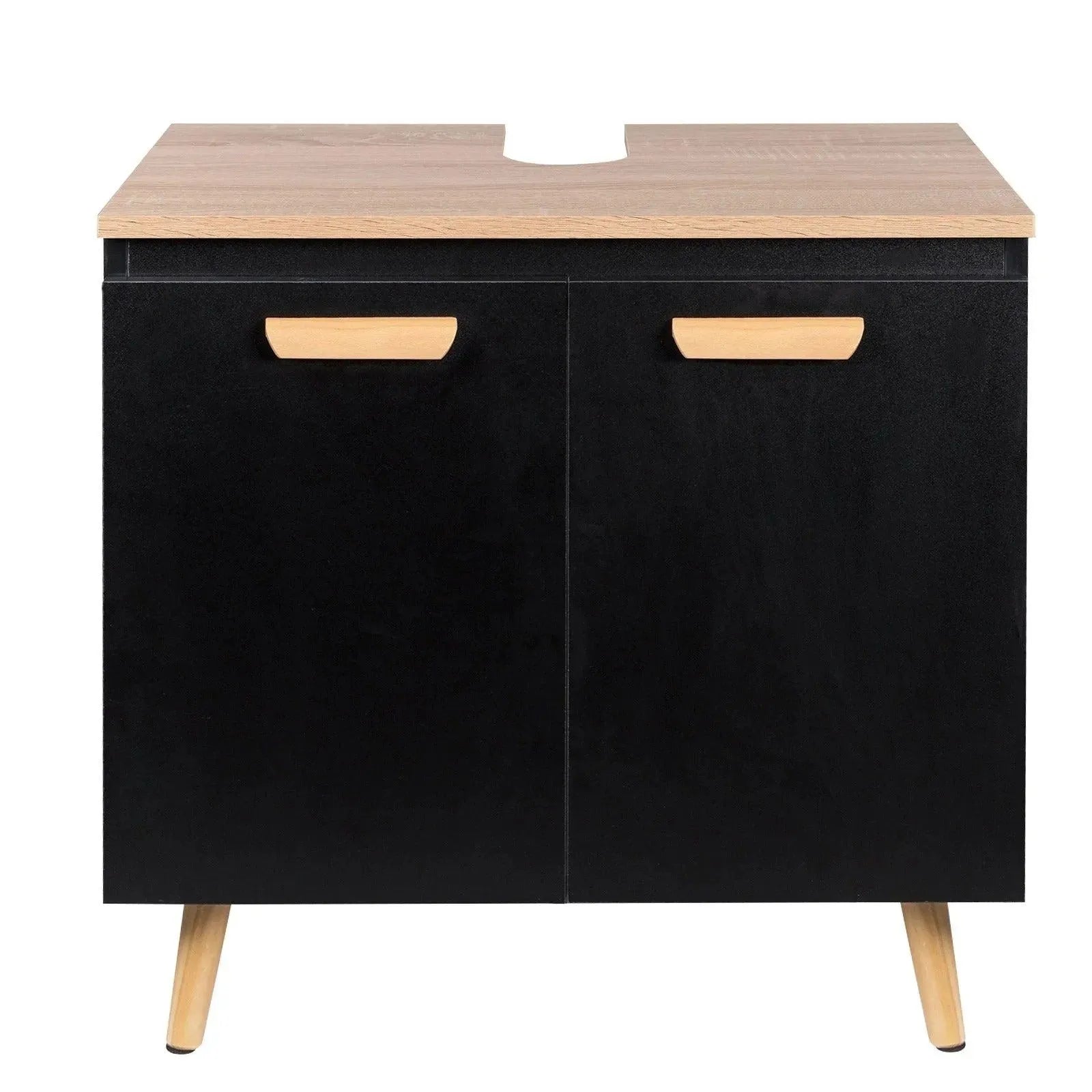 Feronza™ Badkamerkast op Voeten - Onderkast 60 x 40 x 60,5 cm in Wit - Feronza