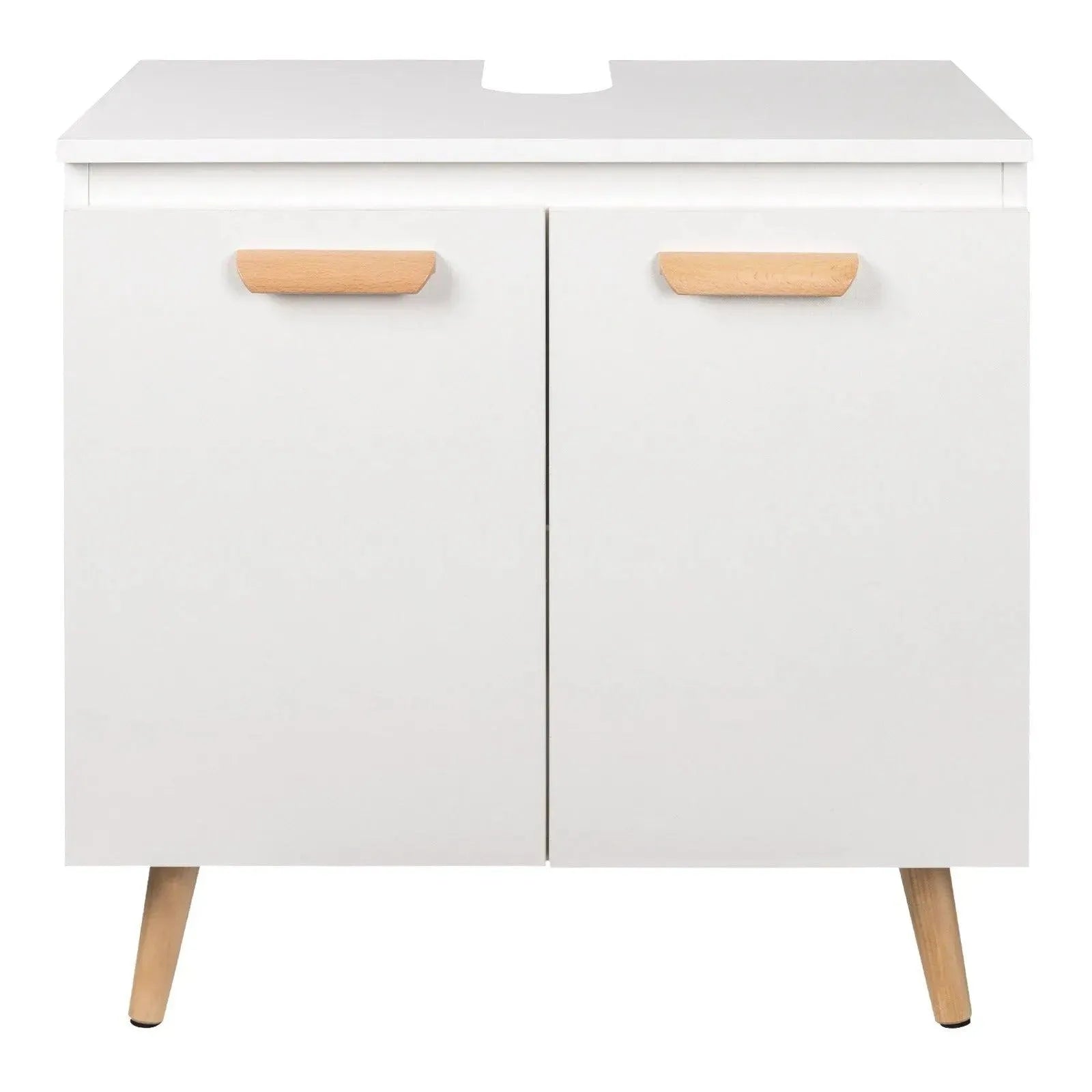 Feronza™ Badkamerkast op Voeten - Onderkast 60 x 40 x 60,5 cm in Wit - Feronza