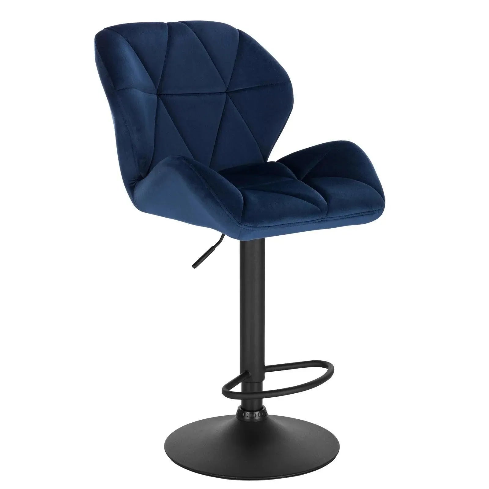 Feronza™ Barkruk met Verstelbare Hoogte en 360° Draaifunctie - Stalen Voetsteun voor Keuken en Eetkamer - Feronza