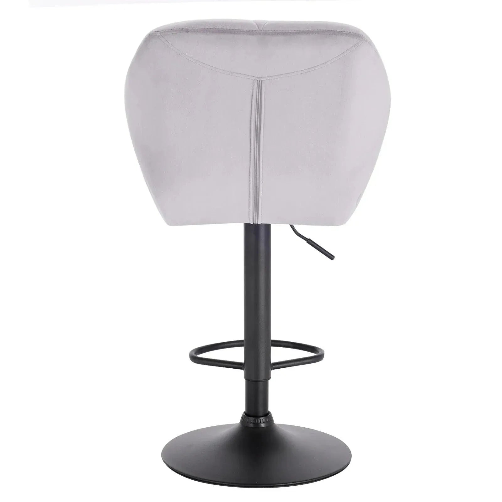 Feronza™ Barkruk met Verstelbare Hoogte en 360° Draaifunctie - Stalen Voetsteun voor Keuken en Eetkamer - Feronza