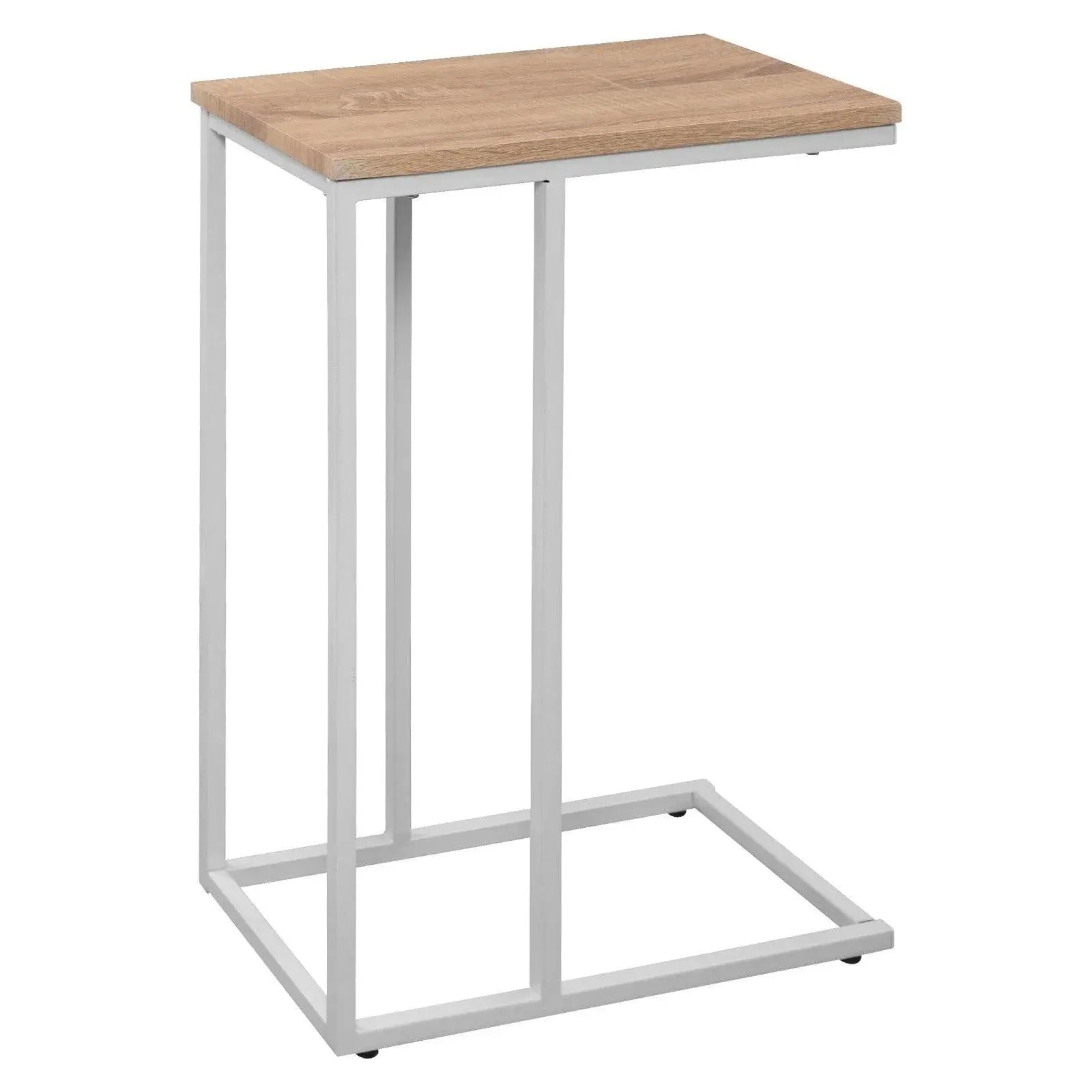 Feronza™ Bijzettafel - Multifunctionele Tafel met Metaal Frame voor Woonkamer en Laptopgebruik - Feronza