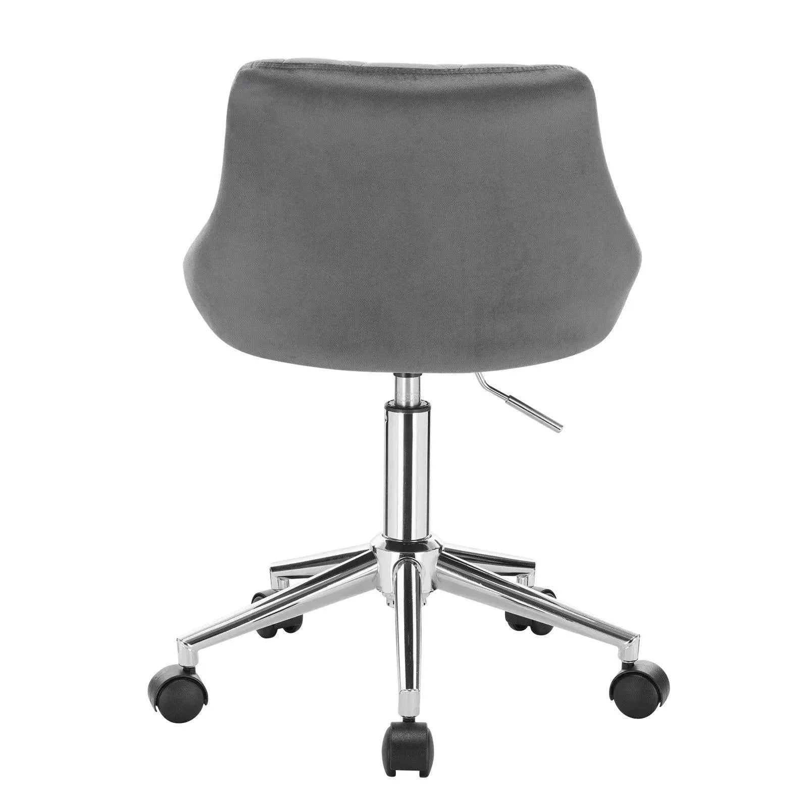 Feronza™ Bureaustoel – Draaistoel met Wielen en Verstelbare Hoogte in Velvet - Feronza