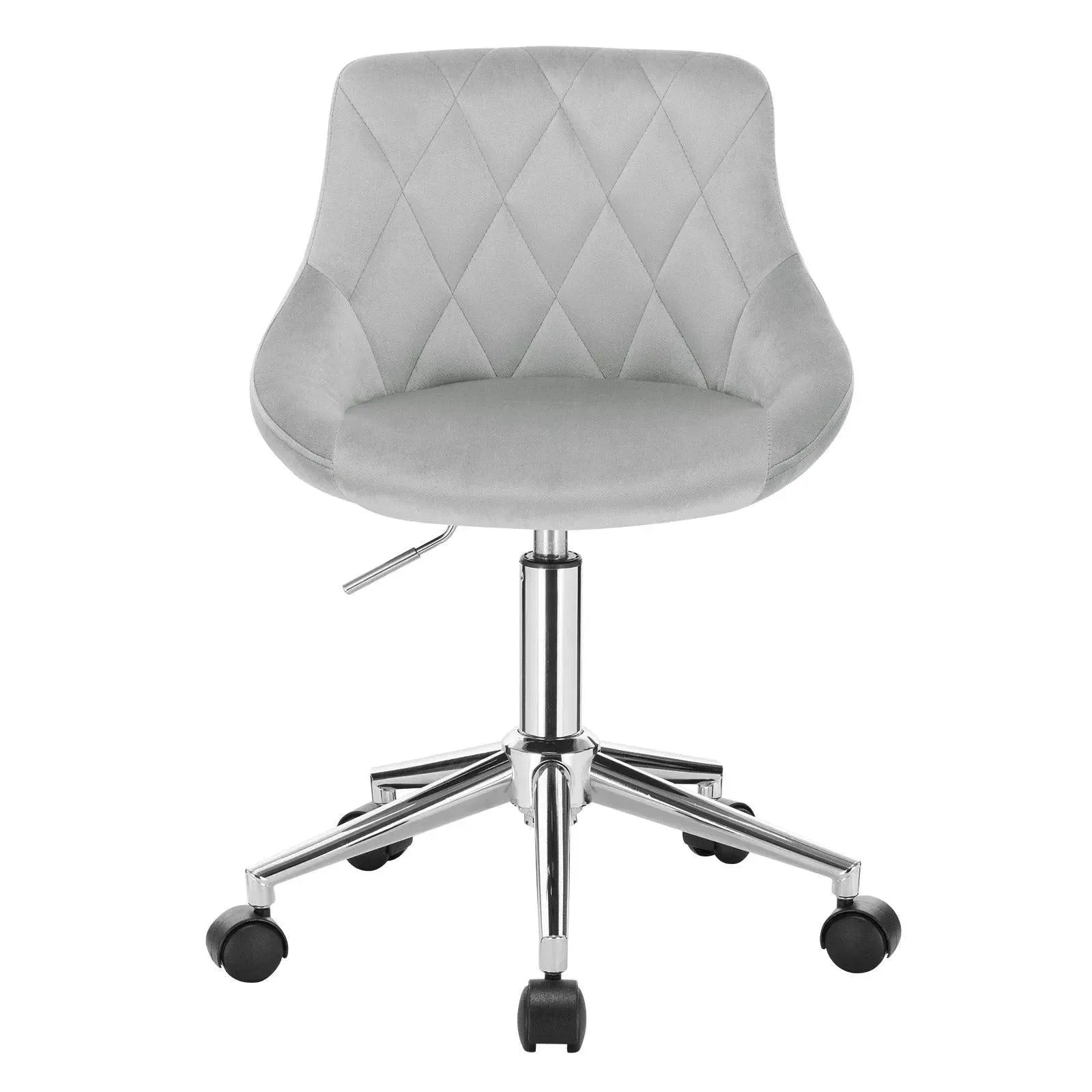 Feronza™ Bureaustoel – Draaistoel met Wielen en Verstelbare Hoogte in Velvet - Feronza