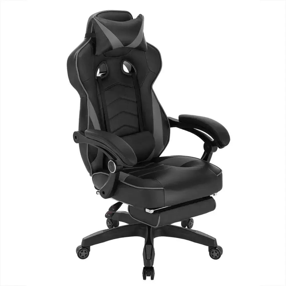 Feronza™ Gaming Chair - Racing Stoel met Hoofdsteun, Lendesteun en Voetsteun - Feronza