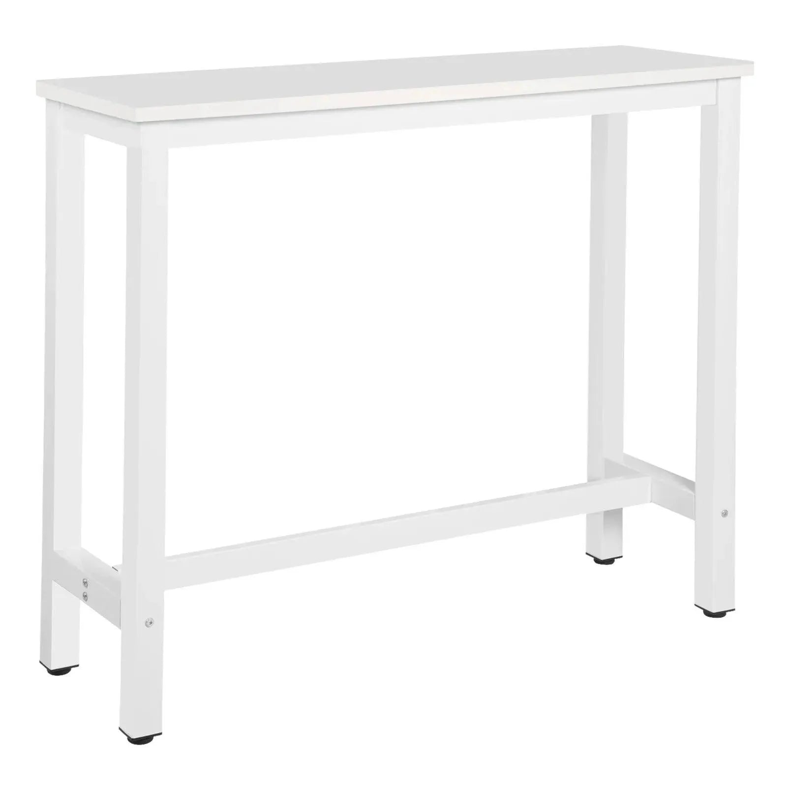 Feronza™ Keuken Bar Tafel 120x40x100cm met Voetsteun en Stalen Poten voor Eetkamer en Woonkamer - Feronza