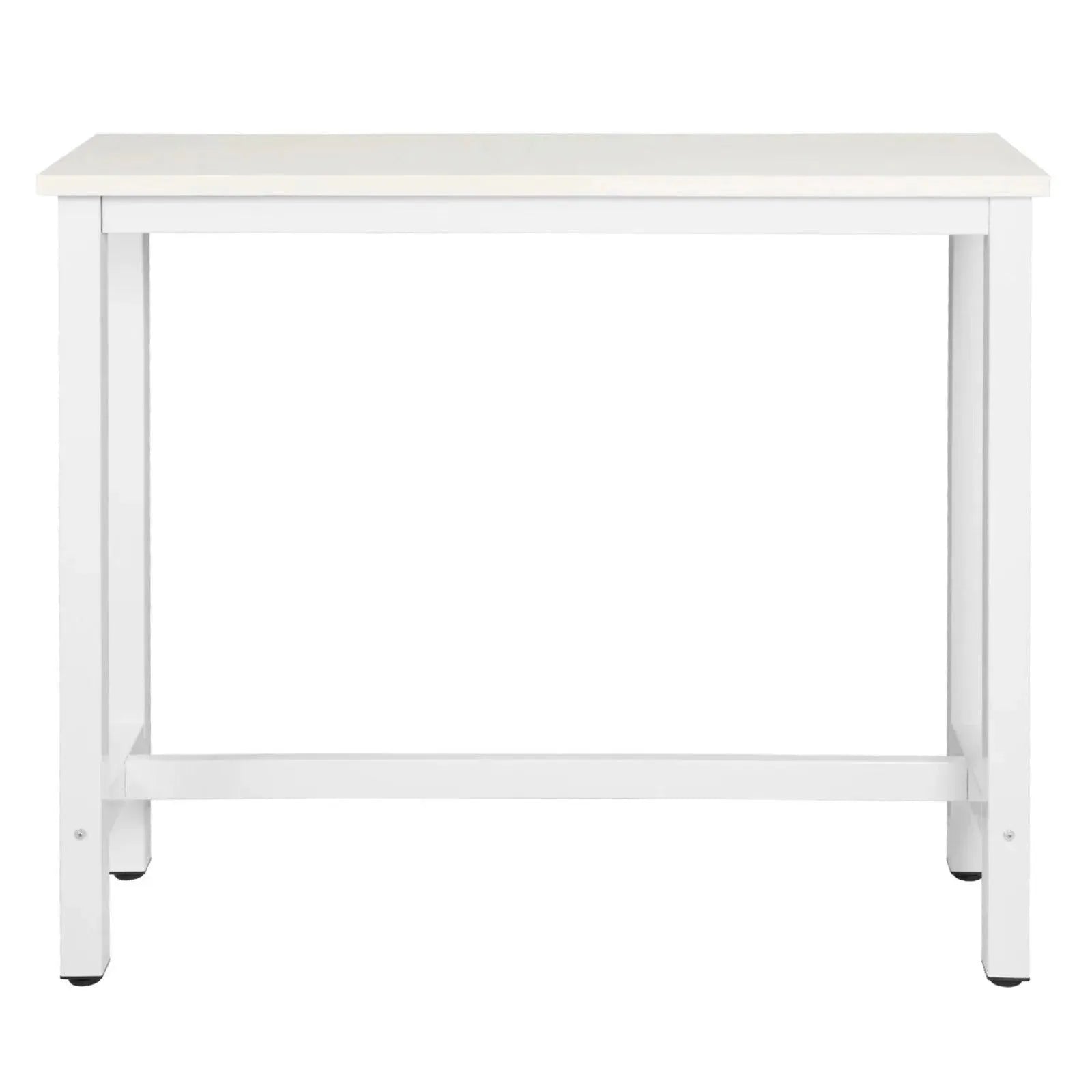 Feronza™ Keuken Bar Tafel 120x40x100cm met Voetsteun en Stalen Poten voor Eetkamer en Woonkamer - Feronza