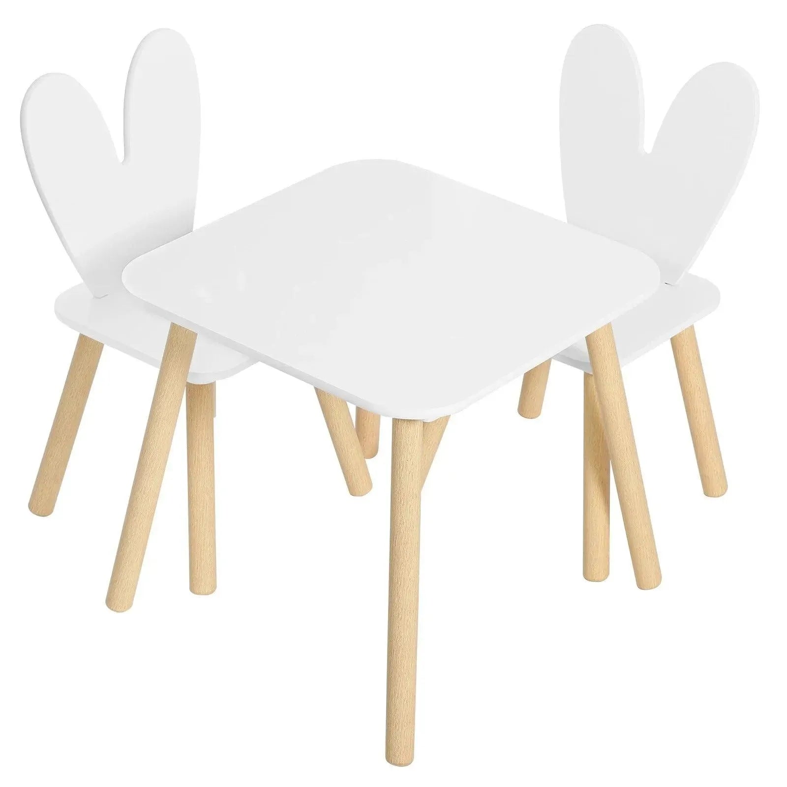 Feronza™ Kindertafel met 2 Stoelen – Activiteitenset voor Eten, Schilderen en Leren voor Peuters en Kleuters - Feronza