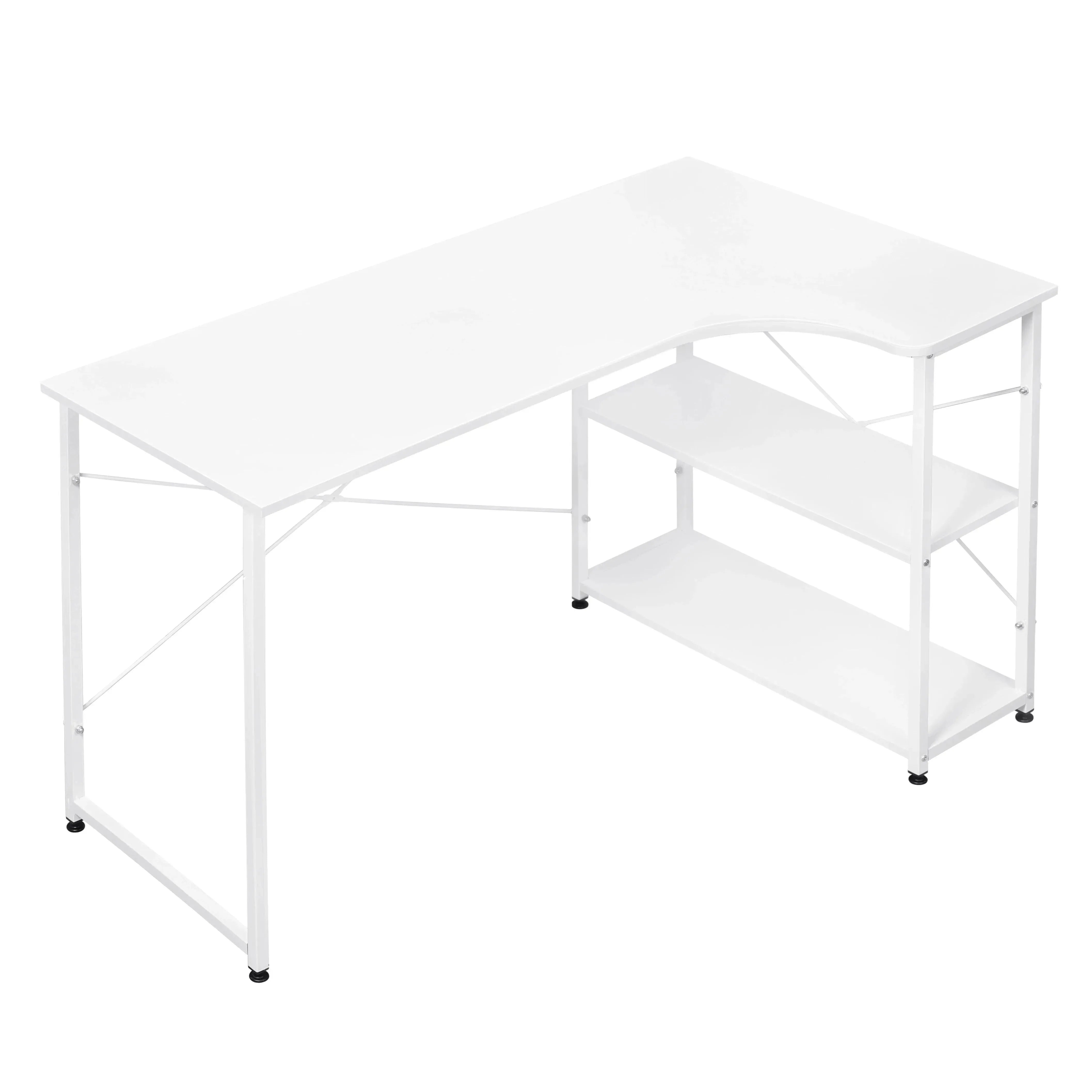 Feronza™ L-Vormige Computer Tafel – Bureau Werkstation voor Studie en Gaming - Feronza
