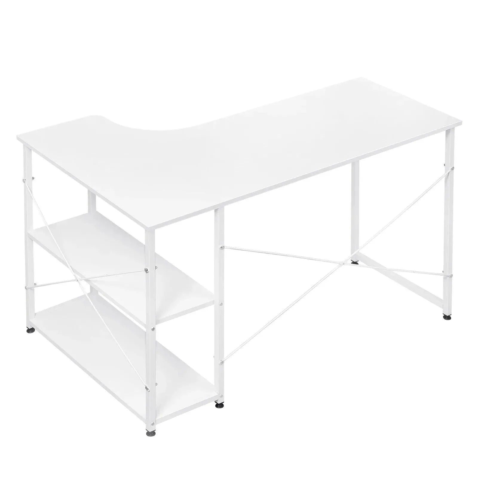 Feronza™ L-Vormige Computer Tafel – Bureau Werkstation voor Studie en Gaming - Feronza