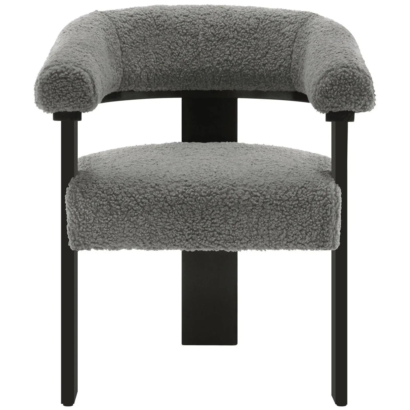 Feronza™ Lounge Chair – Geïntegreerde Relaxstoel met Fleece Zitting en Massief Houten Poten - Feronza