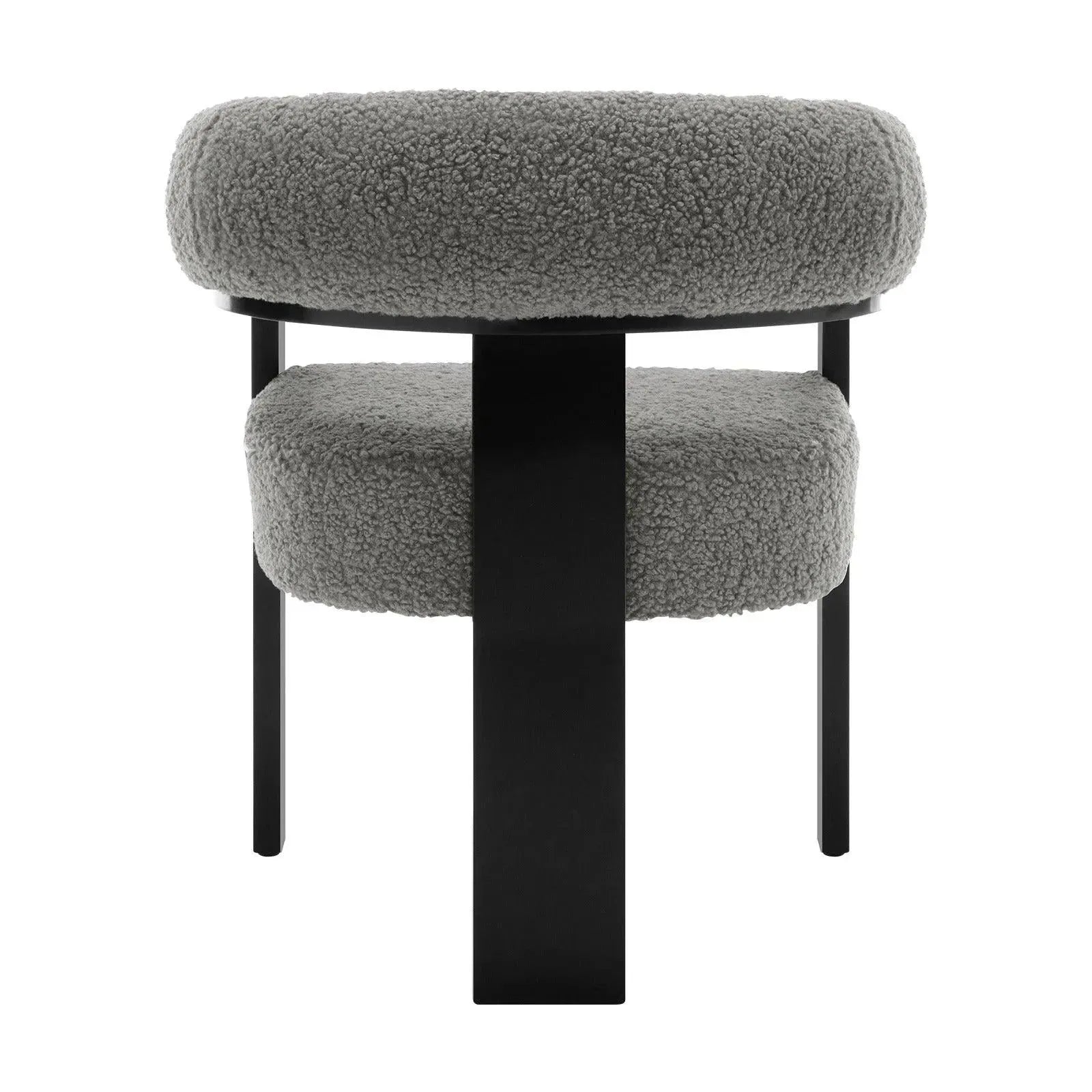 Feronza™ Lounge Chair – Geïntegreerde Relaxstoel met Fleece Zitting en Massief Houten Poten - Feronza