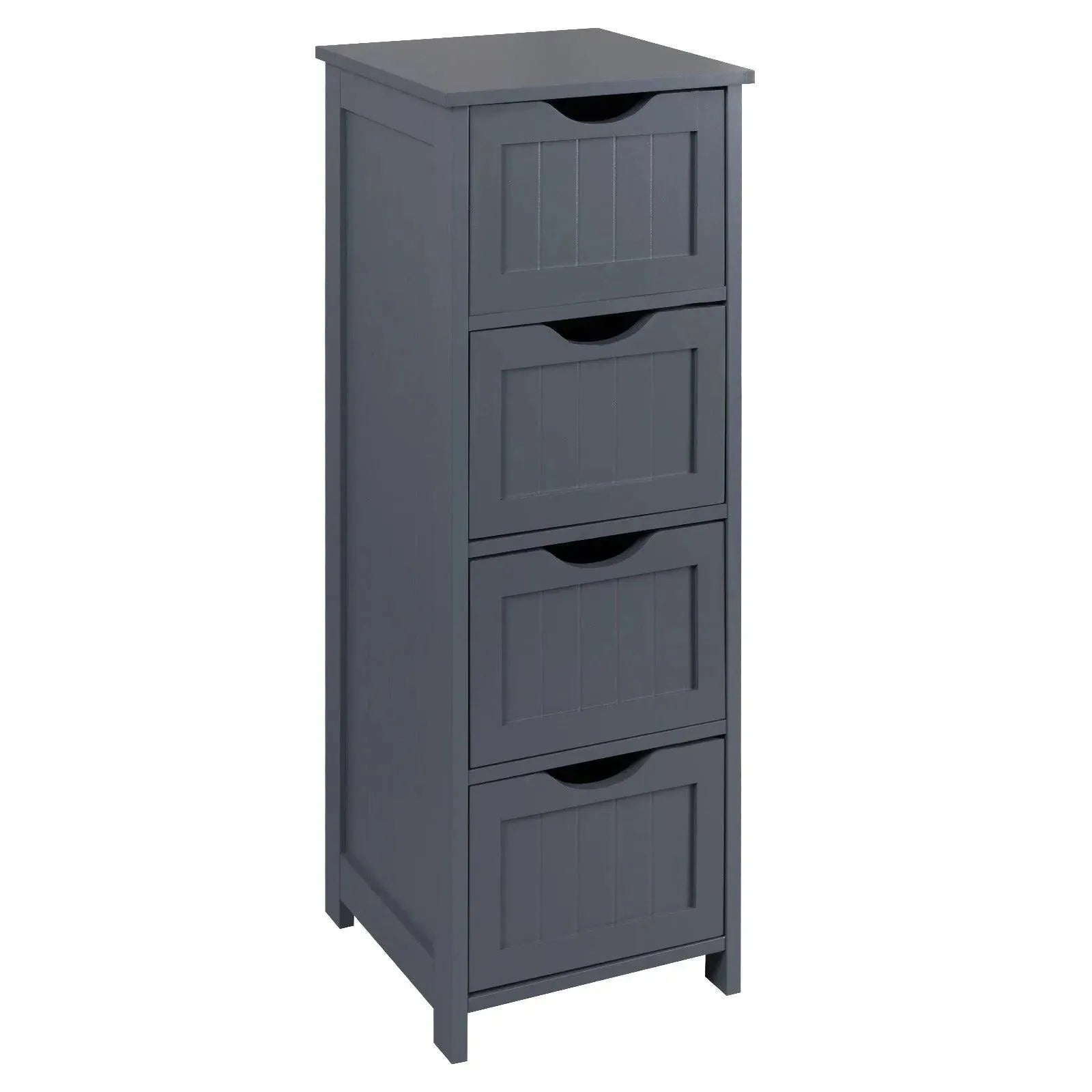 Feronza™ Multifunctionele Badkamerkast met 4 Lades – Vloerkast voor Organisatie en Opbergruimte - Feronza