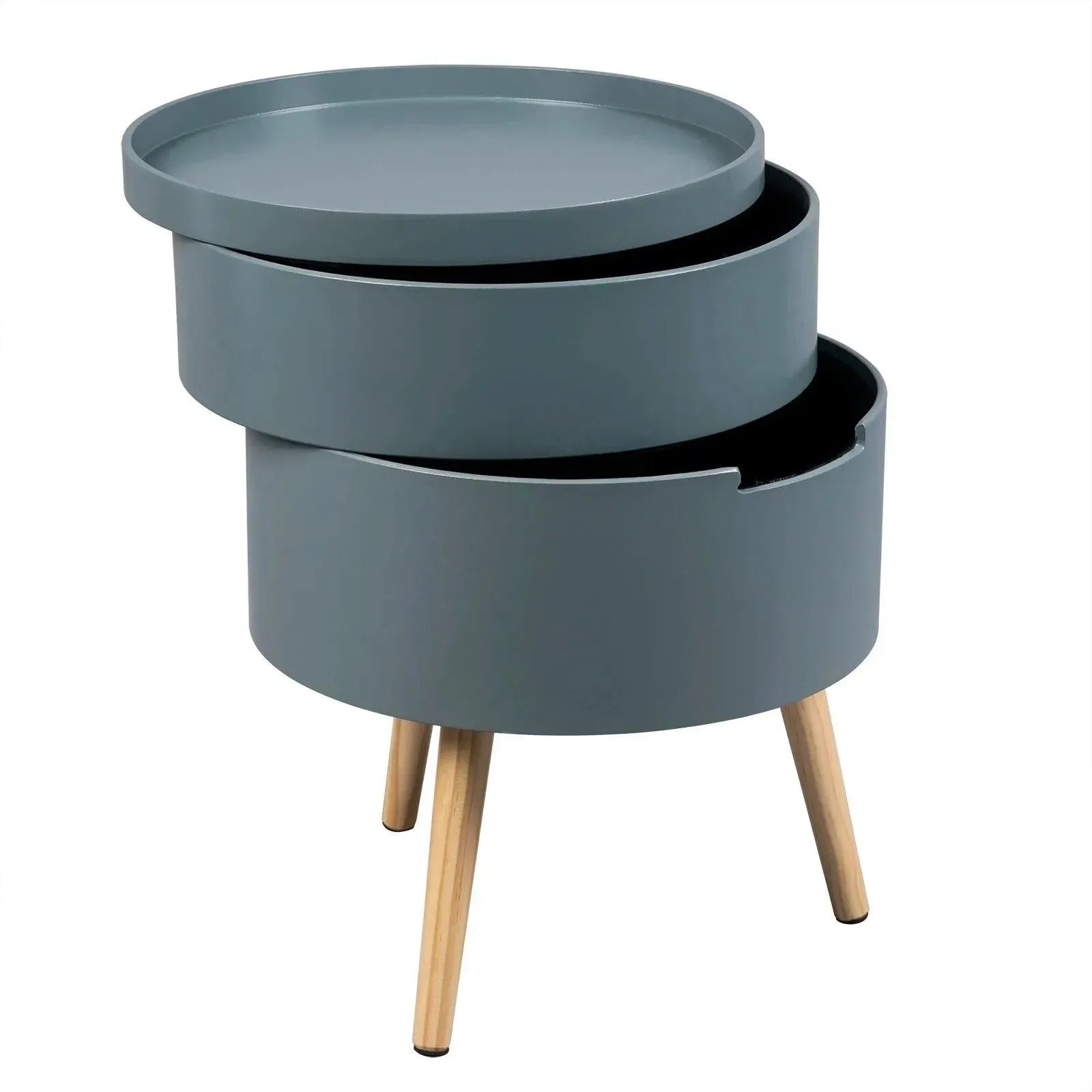 Feronza™ Ruime Nachtkast met 2 Opbergruimtes - Moderne Nachtkast voor Slaapkamer - Feronza