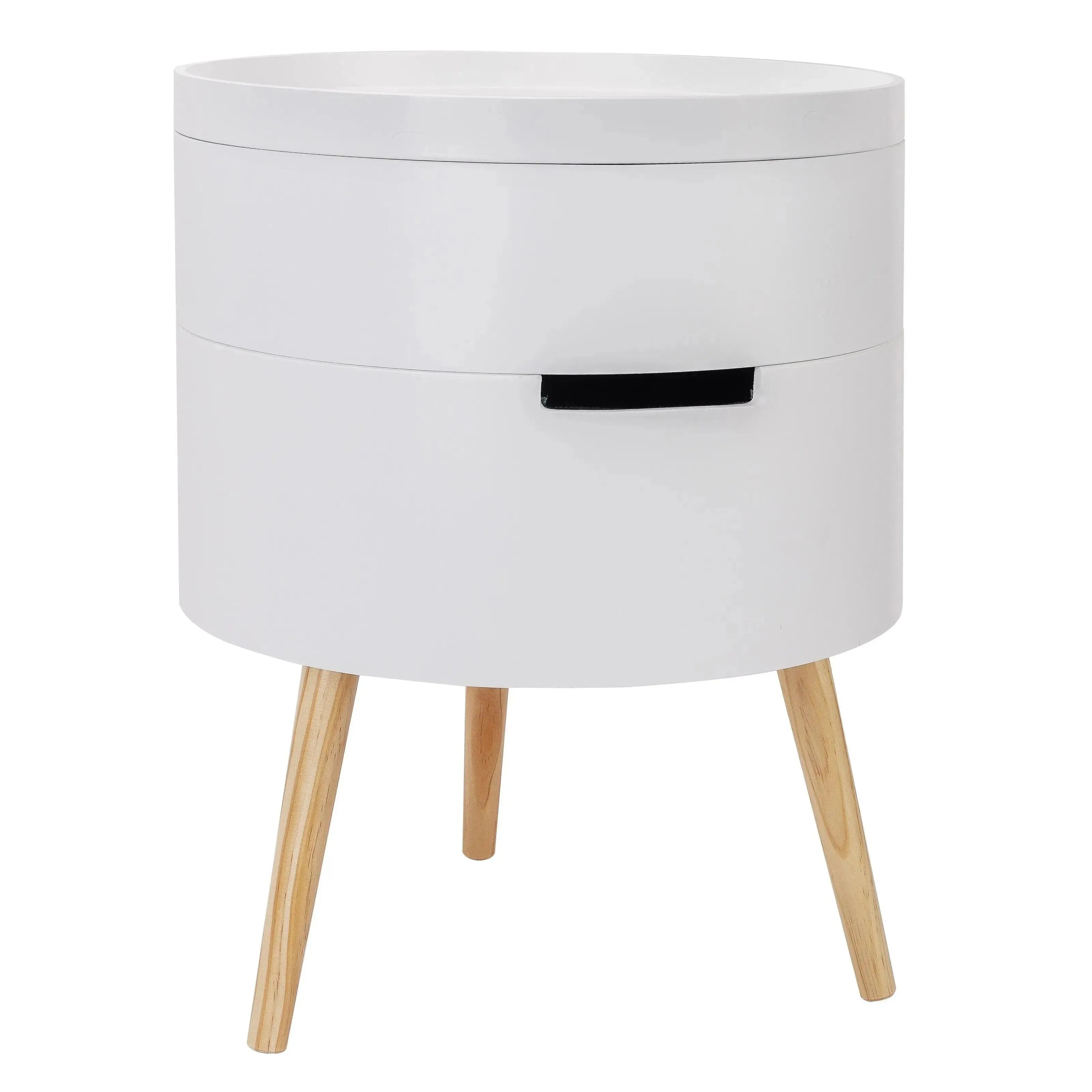 Feronza™ Ruime Nachtkast met 2 Opbergruimtes - Moderne Nachtkast voor Slaapkamer - Feronza