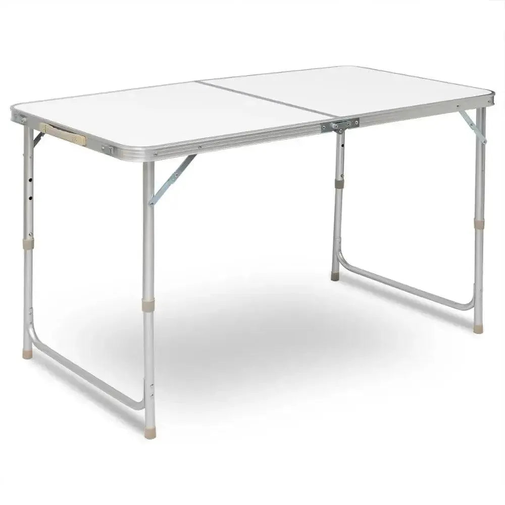 Feronza™ Witte Campingtafel – Lichtgewicht Opvouwbare Tafel voor Tuin, Balkon, Picknick en Keuken - Feronza